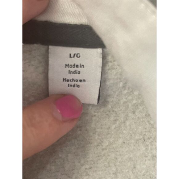 Calvin Klein Soft Touch Fleece Vintage Front Zip Logo Sweatshirt Streetwear SZ L - Picture 7 of 9